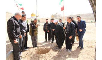 پویش نهالکاری "سرو ایران " در روستای چالو