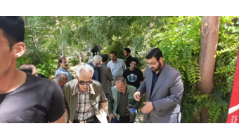 بازدید مشترک دادستان نهاوند و رئیس اداره منابع طبیعی از پارک جنگلی سراب گیان