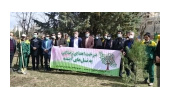 بمناسبت هفته منابع طبیعی روابط عمومی های استان همدان درخت کاشتند 