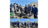 غرس اولین  نهال هفته منابع طبیعی در اسدآباد به یاد سردار دلها شهید قاسم سلمیانی در دانشگاه سید جمال الدین اسدآبادی 