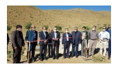 بهره برداری ازچندین طرح آبخیزداری شهرستان تویسرکان  با حضور رئیس سازمان مدیریت وبرنامه ریزی استان همدان درهفته دولت