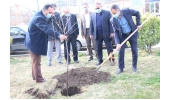 کاشت نهال در محوطه‌ اداره‌ کل آموزش و پرورش استان همدان