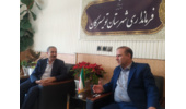  دیدار مدیر کل منابع طبیعی و آبخیزداری استان همدان و فرماندار شهرستان تویسرکان