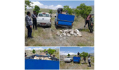 جلوگیری از برداشت سنگ سیلیس از اراضی ملی روستای شهراب