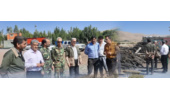  بازدید از محل های دپوی چوب شهرستان نهاوند