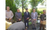 بازدید معاون و کارشناسان سازمان مدیریت و برنامه ریزی استان همدان از دستاورد ها و موفقیتهای ایستگاه تولید بذر شهرستان بهار