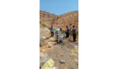 نصب آبشخور دام در مراتع روستای شادمانه توسط اداره منابع طبیعی و آبخیزداری نهاوند