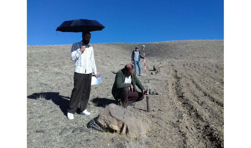 تحویل و تحول اراضی ملی در پلاک قلعه شیخ شهرستان تویسرکان جهت احداث نیروگاه خورشیدی