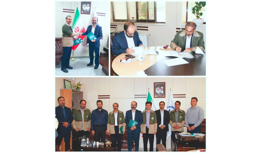  تفاهم نامه همکاری با جهاد دانشگاهی واحد همدان امضاء شد.