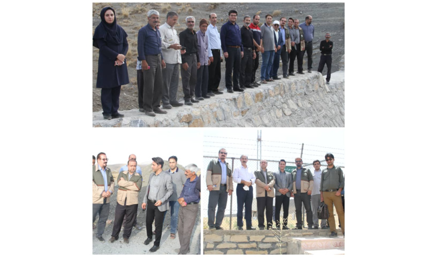 احداث بندآبخیزداری  توسط خیرین روستای پیر خداوردی شهرستان ملایر 