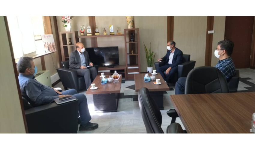 دیدار مدیر کل منابع طبیعی و آبخیزداری با ریاست سازمان مدیریت و برنامه ریزی استان همدان 