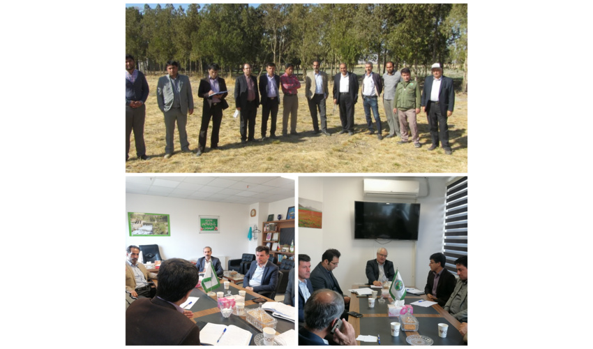 بازدید معاون و کارشناسان دفتر امور مراتع از ایستگاه تولید بذر استان همدان