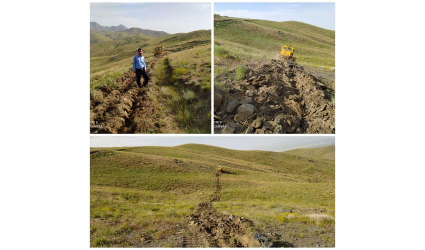 اجرای طرح چند منظوره مشارکتی در مراتع روستای ملحمدره شهرستان اسدآباد  