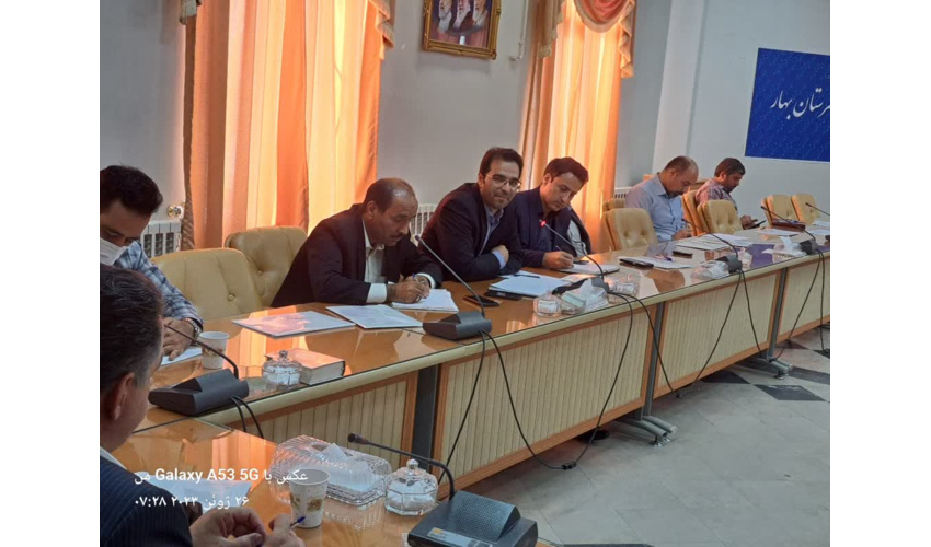 آمادگی ستاد بحران فرمانداری بهار برای پیشگیری و مدیریت حریق در عرصه های منابع طبیعی