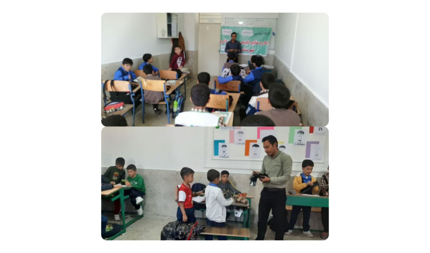 کلاس کاشت بذر برای دانش آموزان شهرستان فامنین برگزار شد