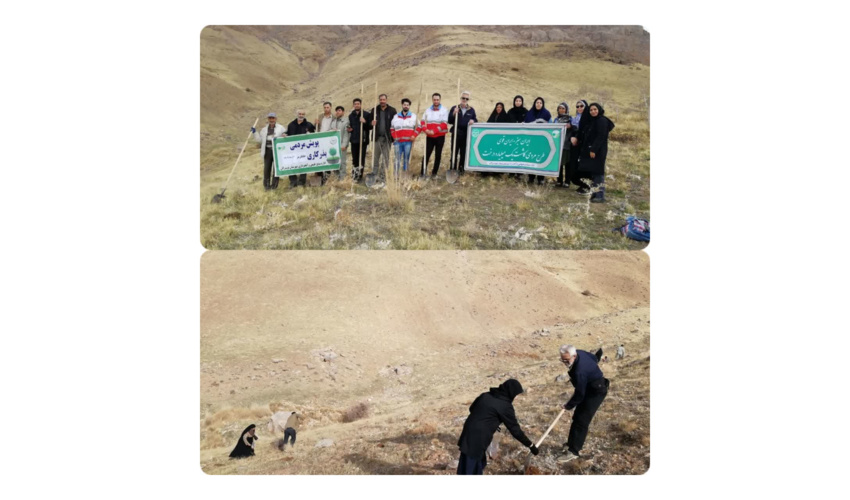 پویش مردمی بذرکاری در 10 هکتار از منطقه حفاظت شده خانگرمز شهرستان تویسرکان اجرا شد