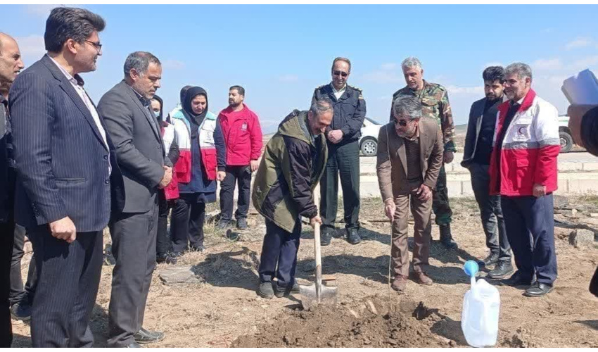 ۱۵۰۰ اصله نهال در ارگ باستانی نوشیجان ملایر کاشته شد