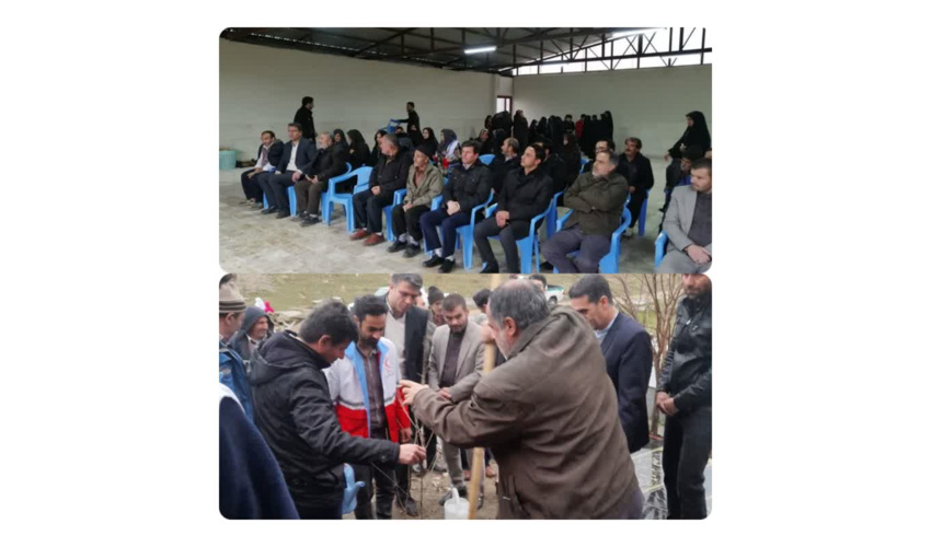مراسم کاشت نهال در گلزارشهداء روستای چپقلو شهرستان فامنین 