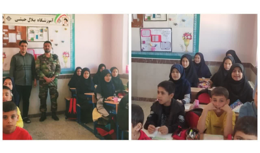 کلاس آموزشی کاشت نهال و گلدان گیری در روستای بشیک تپه 