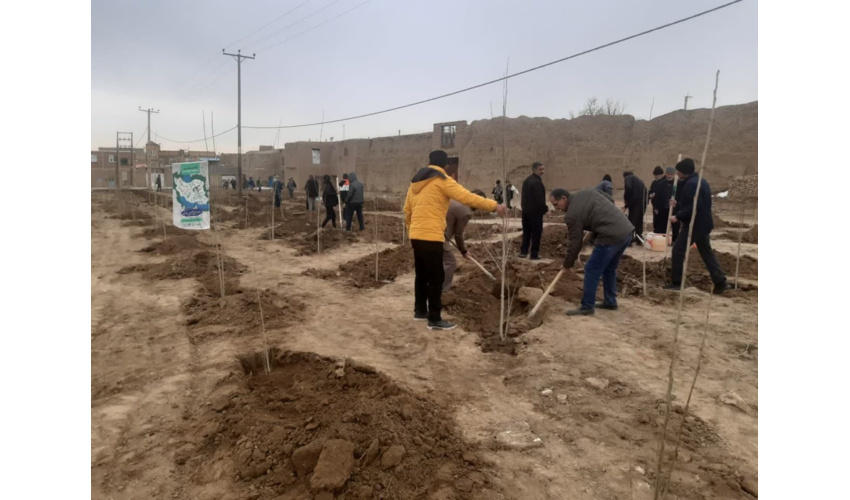  مراسم پویش جان ایران دربوستان روستای لتگاه شهرستان بهار