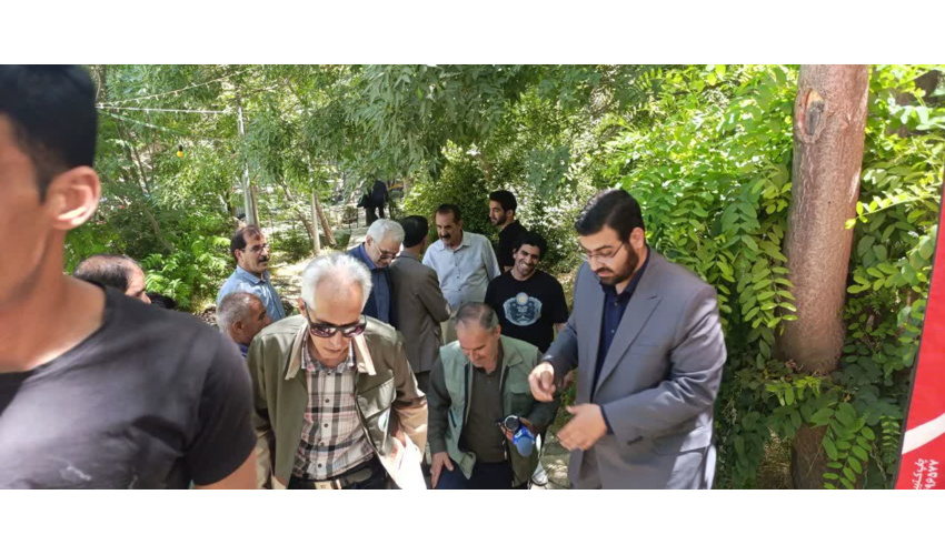 بازدید مشترک دادستان نهاوند و رئیس اداره منابع طبیعی از پارک جنگلی سراب گیان