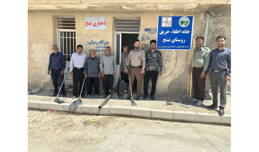 افتتاح دومین خانه اطفای حریق در شهرستان رزن