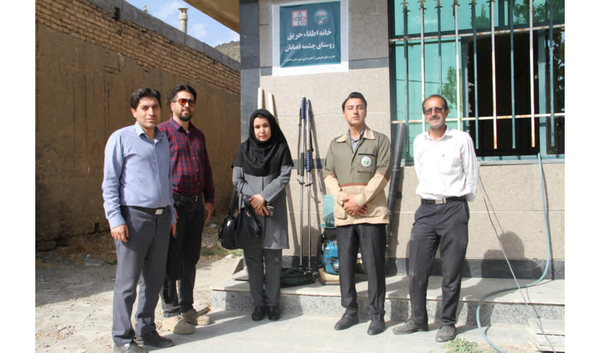 افتتاح ششمین خانه اطفای حریق شهرستان همدان در روستای چشمهقصابان